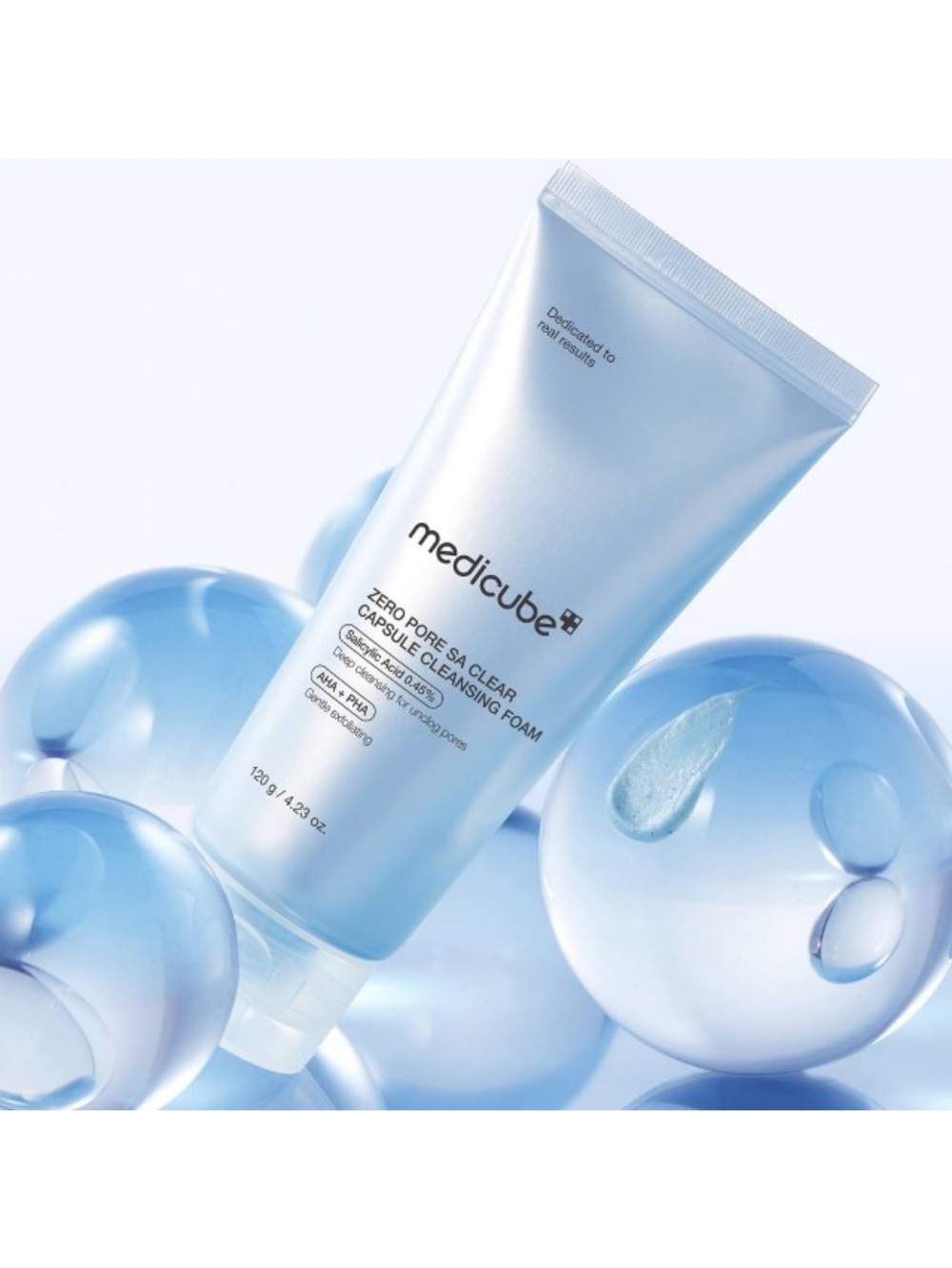 Medicube Zero Pore SA Clear Capsule Cleansing Foam – 4.23 OZ - Picture 2 of 3